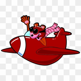 Cartoons Flying Aeroplane Png , Png Download - Avion Animado En Png, Transparent Png - flying aeroplane png