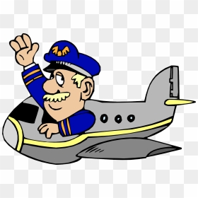 Pilot Clipart, HD Png Download - flying aeroplane png