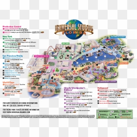 Universal Studios Singapore Map 2020, HD Png Download - florida map png