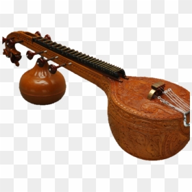 Sitar Png Transparent Images - Sitar And Veena Difference, Png Download - sitar png