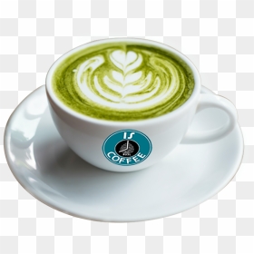 Hot Macha Green Tea Latte - Hot Green Tea Png, Transparent Png - hot tea cup png