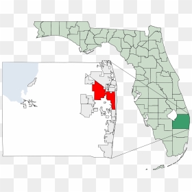 Florida Map, HD Png Download - florida map png