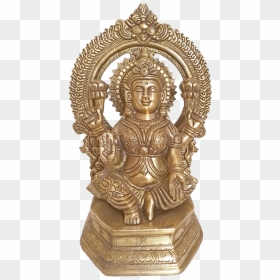 Blessing Brass Goddess Lakshmi With Arch Statue, 4 - Carving, HD Png Download - lord lakshmi png