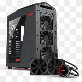 Nzxt Noctis 450-rog Edition - Water Cooler Nzxt Kraken, HD Png Download - noctis png