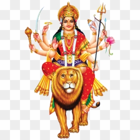Goddess Durga Maa Png Transparent Images, Png Download - saraswati mata logo png