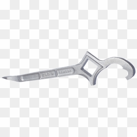 Combination Hydrant Key / Spanner Wrench - Metalworking Hand Tool, HD Png Download - spanner png