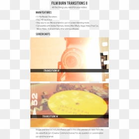 Template, Full Hd, Optical Flares, Leaks, Retro, Hipster, - Baked Goods, HD Png Download - optical flares png