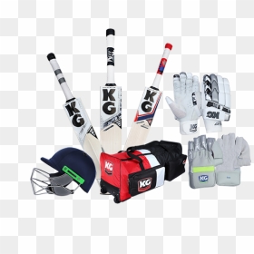 Kay Gee Sports Jalandhar - Kg Sports, HD Png Download - cricket bat and ball png
