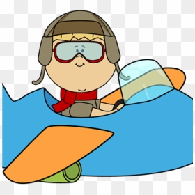 Airplane Clipart Boy Flying An Clip Art Image Free - Cartoon Plane Clip Art, HD Png Download - flying aeroplane png
