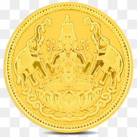 Gold Coins Transparent Backgrounds, HD Png Download - lord lakshmi png