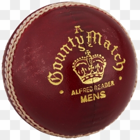 County Match Cricket Ball - Ball, HD Png Download - white cricket ball png