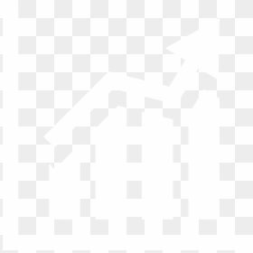 White Bar Graph Icon, HD Png Download - chart png