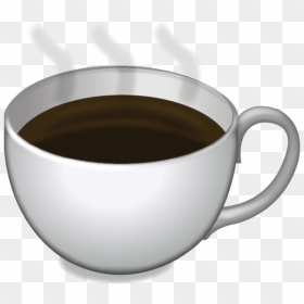 Hot Coffee Png - Coffee Cup Emoji Png, Transparent Png - hot tea cup png