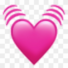 Pink Heart Emoji Png , Png Download - Emoji Heart Pink Png, Transparent Png - pink heart emoji png