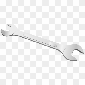 Spanner Wrench Clip Arts - Clé Plate Png Clipart, Transparent Png - spanner png