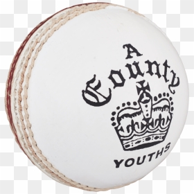 County Crown White Cricket Ball - Readers County Crown Cricket Ball, HD Png Download - white cricket ball png