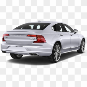 Volvo S90 Company Car Side Rear View - Back Of A Car Png, Transparent Png - volvo bus images png