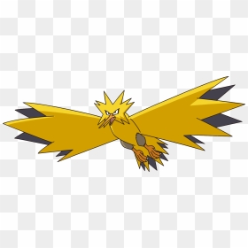 145zapdos Ag Anime - Pokemon Zapdos Png, Transparent Png - zapdos png