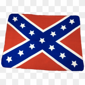 Confederate Flag Fleece Blanket - Confederate Flag Round, HD Png Download - confederate flag png