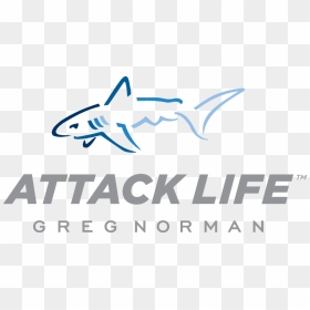 Greg Norman Logo Shark , Png Download - Greg Norman Logo Attack Life, Transparent Png - macys logo png