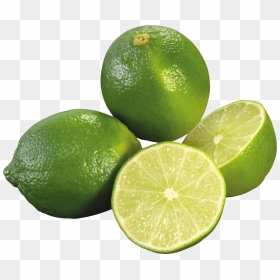 Three Green Lemons - Green Lemon Png, Transparent Png - lemons png