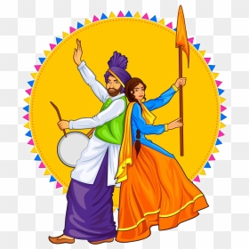Legends Of Punjab - Clipart Punjabi Dance, HD Png Download - punjabi turban png