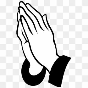 Transparent Praying Hands Icon Png - Praying Hands Easy Drawing, Png Download - hand symbol png