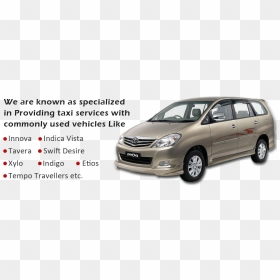 Amritsar Cab Service, Car Rental Company In Punjab, - Innova Car Png Hd, Transparent Png - indica car png