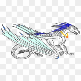 Lynx By Peacewielder - Wings Of Fire Icewing Base, HD Png Download - narwhal png