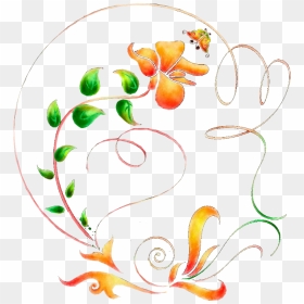 Fancy Flower Design Psd, HD Png Download - colorful floral design png