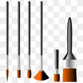 Paint Brushes, HD Png Download - paint brushes png