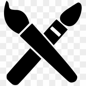 Two Paint Brushes - Logo Symbol Breaking Benjamin, HD Png Download - paint brushes png