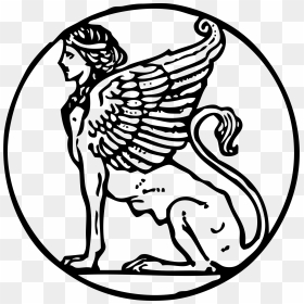 Sphinx Clip Arts - Greek Mythology Sphinx Drawing, HD Png Download - sphinx png