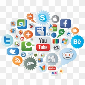 Internet And Social Networks, HD Png Download - social media logo png