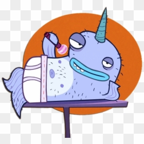 Almost Naked Animals Narwhal Performing - Almost Naked Animals Narwhal, HD Png Download - narwhal png