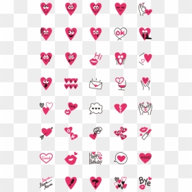 Icon, HD Png Download - pink heart emoji png