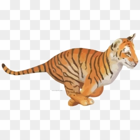 Clipart Run Tiger, HD Png Download - run png