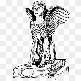 Sphinx - Ancient Egyptian Angel, HD Png Download - sphinx png