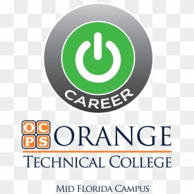 Vertical Mid Florida Campus Logo - Orange Technical College Careers Logo, HD Png Download - technical png