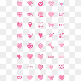 Emoji, HD Png Download - pink heart emoji png