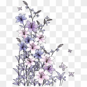 Drawing, HD Png Download - colorful floral design png