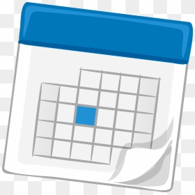 Calendar Vector Clipart Image Royalty Free Stock Blue - Calendar Clip Art Png, Transparent Png - blue rectangle png