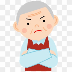 Old Man Angry Clipart - Cartoon, HD Png Download - angry kid png
