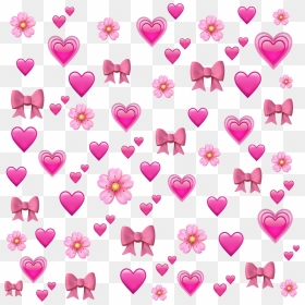 Emojistickers Heart Emoji Emogi Corazone Png Emojistickers - Heart Emoji Background Transparent, Png Download - pink heart emoji png