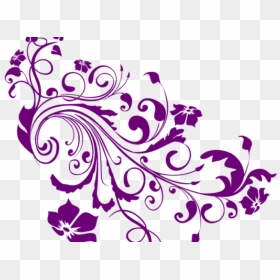 Swirls Clipart Colored - Wedding Card Design In Png, Transparent Png - colorful floral design png