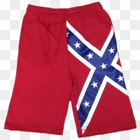 Men"s Confederate Flag Cotton Shorts - Confederate Flag Shorts Mens, HD Png Download - confederate flag png