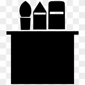 Paint Brushes - Shelf, HD Png Download - paint brushes png