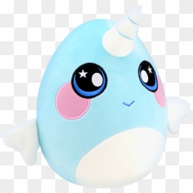 Squeezamals, - Squeezamals 8 Plush Narwhal, HD Png Download - narwhal png