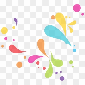 Drop Color Clip Art - Colorful Water Drop Clipart, HD Png Download - agua png