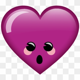 Heart, HD Png Download - pink heart emoji png